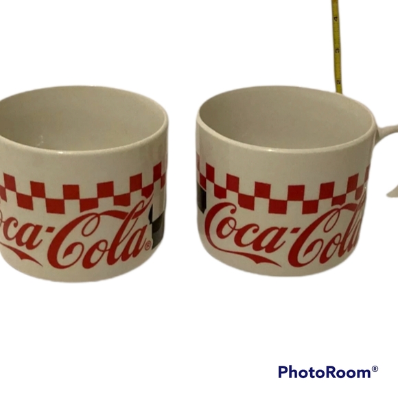 Vintage Coca Cola Collectibles Coffe Mug Set of 2 - Picture 3 of 7